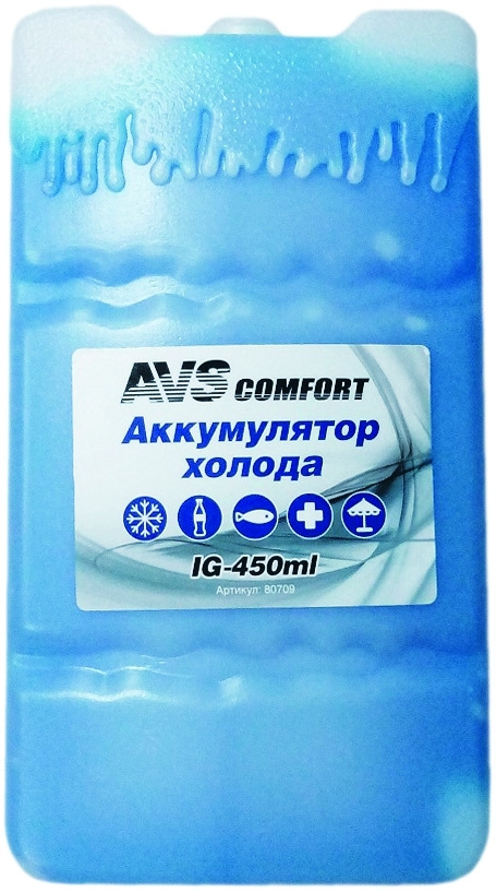 Аккумулятор холода для термосумки AVS IG-450ml (хладоэлемент для термосумки), 80709 - 1шт  #1