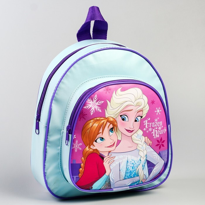 Рюкзак детский, 23,5 см х 10 см х 26,5 см "Анна и Эльза", Холодное сердце  #1