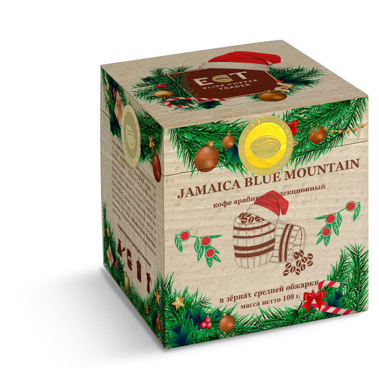 CHRISTMAS COLLECTIONКофе Jamaica Blue Mountain Шкатулка 100g Новогодний подарок  #1