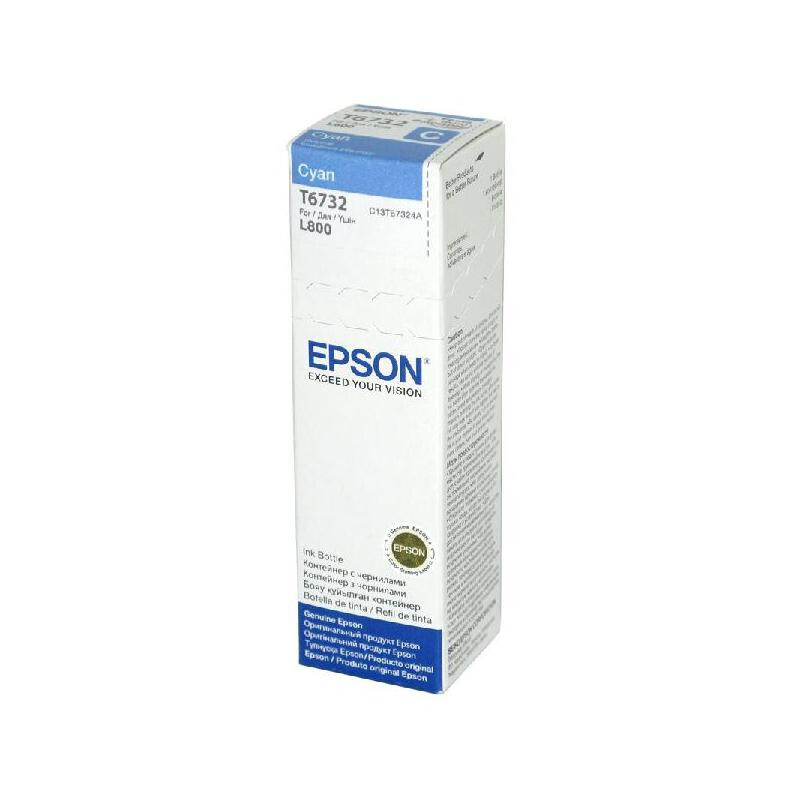 Контейнер с чернилами Epson T6732 C13T67324A гол. для L800 #1