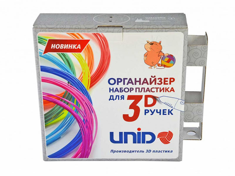 Unid Набор-органайзер с пластиком PLA-20 20 цветов по 10m ORG-PLA20F  #1