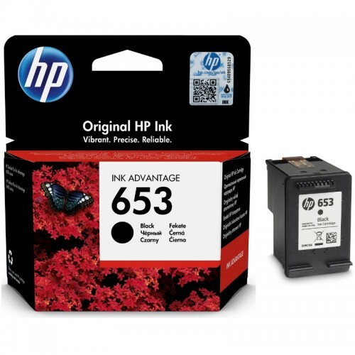 Комплект 4 шт, Картридж струйный HP 653 3YM75AE черный (360стр.) (6мл) для HP DeskJet Plus Ink Advantage #1