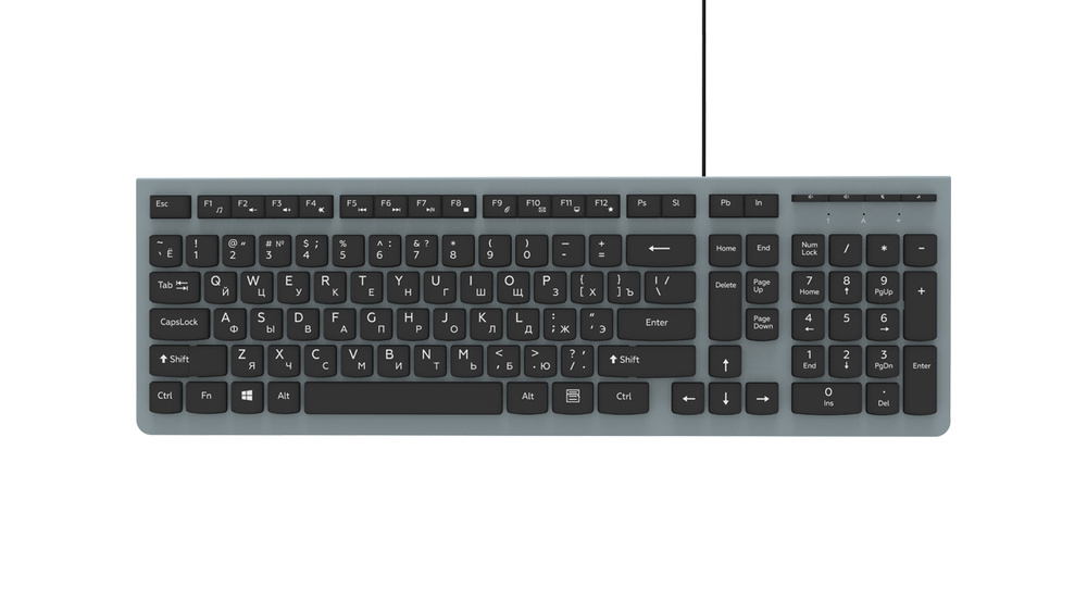 Клавиатура RITMIX RKB-400 Grey #1