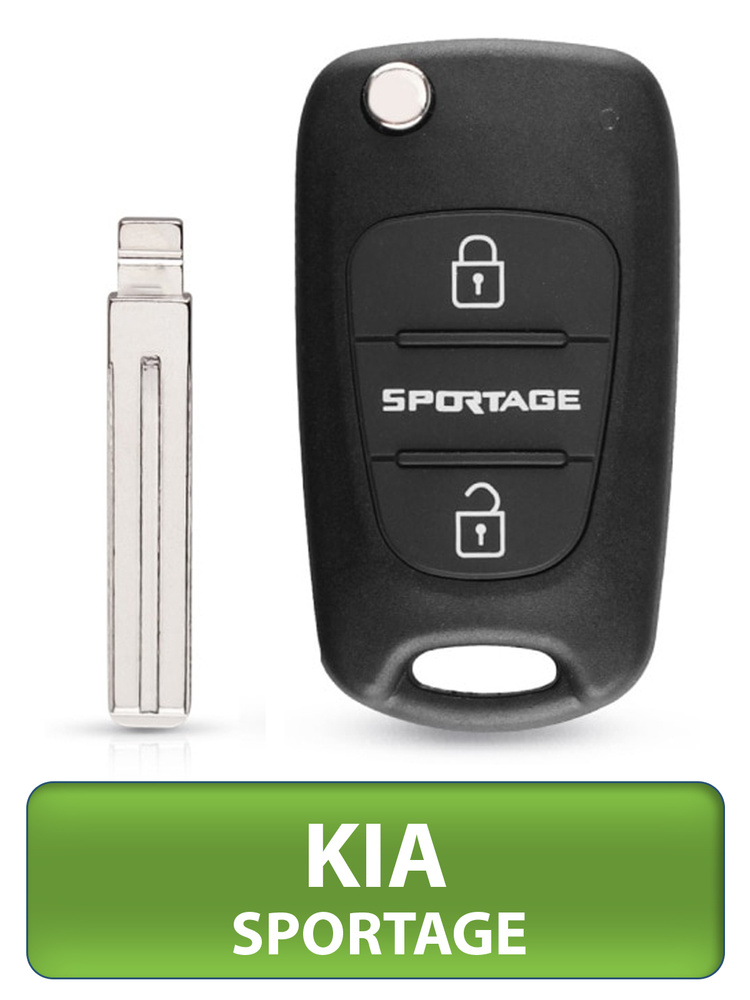 Ключ зажигания для Kia Sportage, 2 кнопки, лезвием TOY48 #1