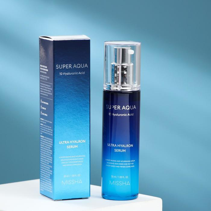 Сыворотка для лица Super Aqua Ultra Hyalron Serum увлажняющая, 50 мл #1