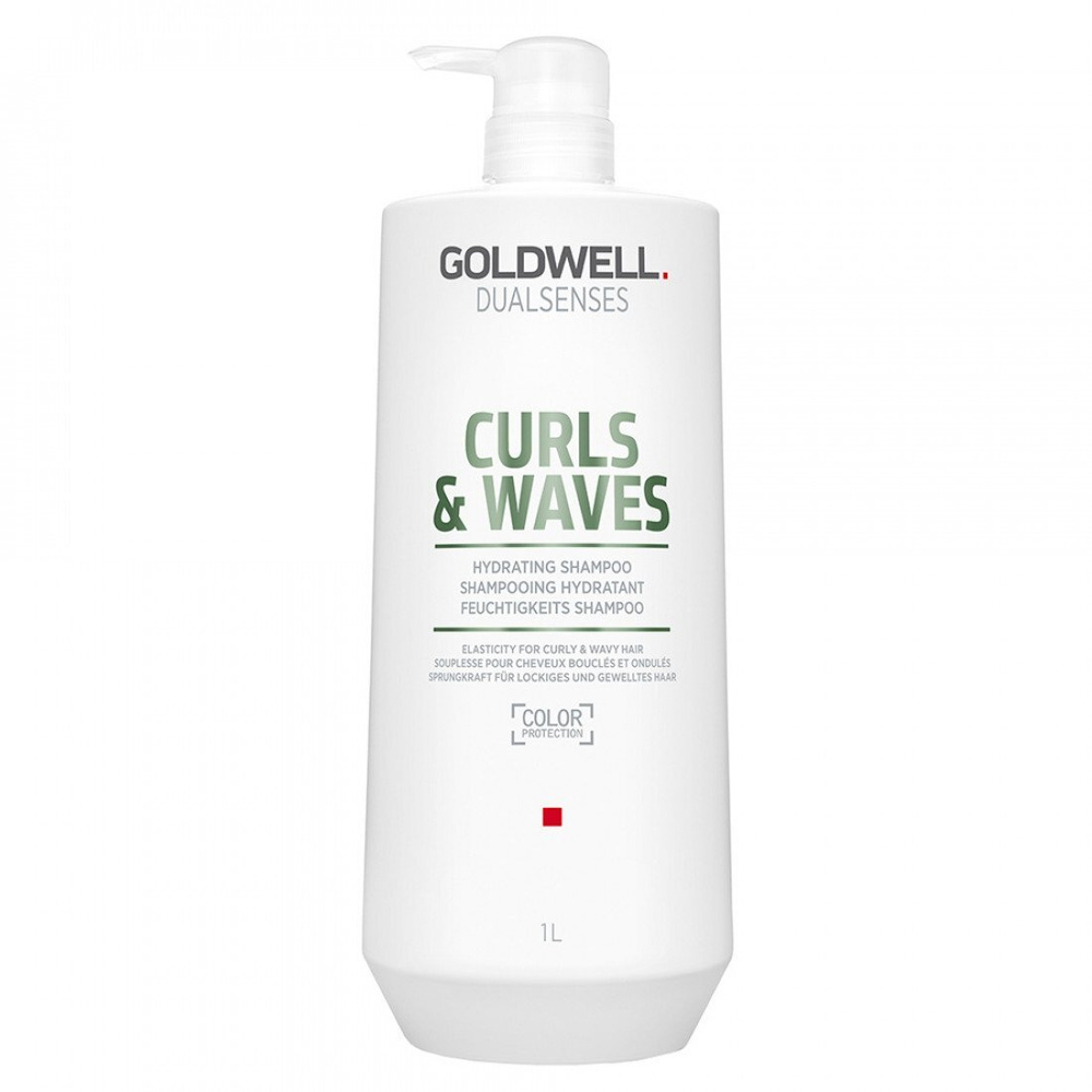 Goldwell Dualsenses Curly & Waves Hydrating Shampoo - Увлажняющий шампунь для вьющихся волос 1000 мл #1