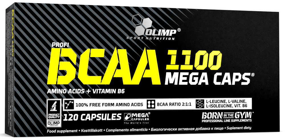 Аминокислоты Olimp Sport Nutrition BCAA 1100 Mega Caps 120 капс.  #1