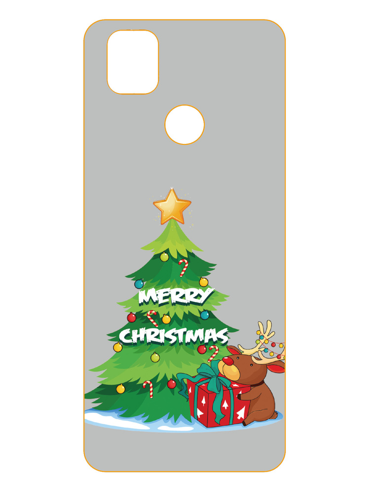 Новогодний чехол Merry Christmas для Xiaomi Redmi 9C #1