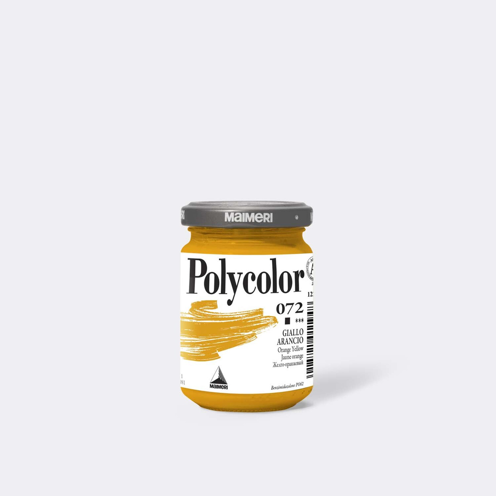 Акриловая краска Maimeri, "Polycolor" оранжевый 140 ml , шт #1