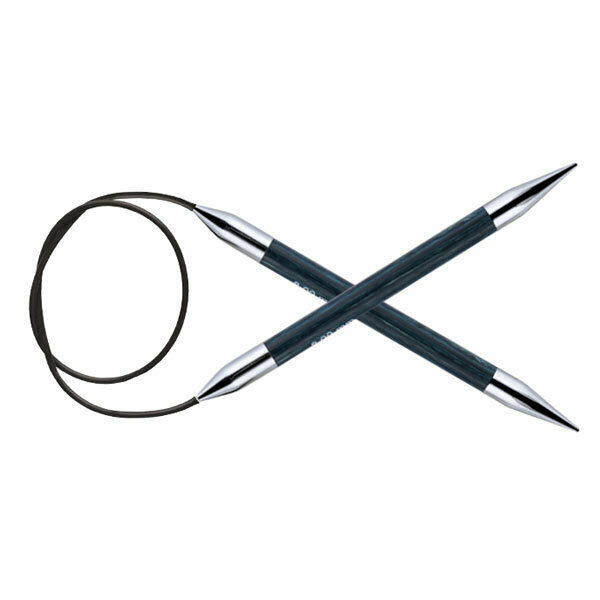 Спицы для вязания Knit Pro круговые, деревянные Royale 8мм, 120см, арт.29142  #1