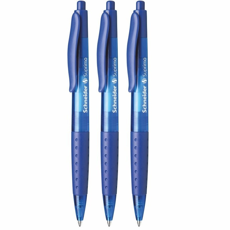 Schneider Набор ручек Шариковая, толщина линии: 0.5 мм, цвет: Синий, 3 шт.  #1