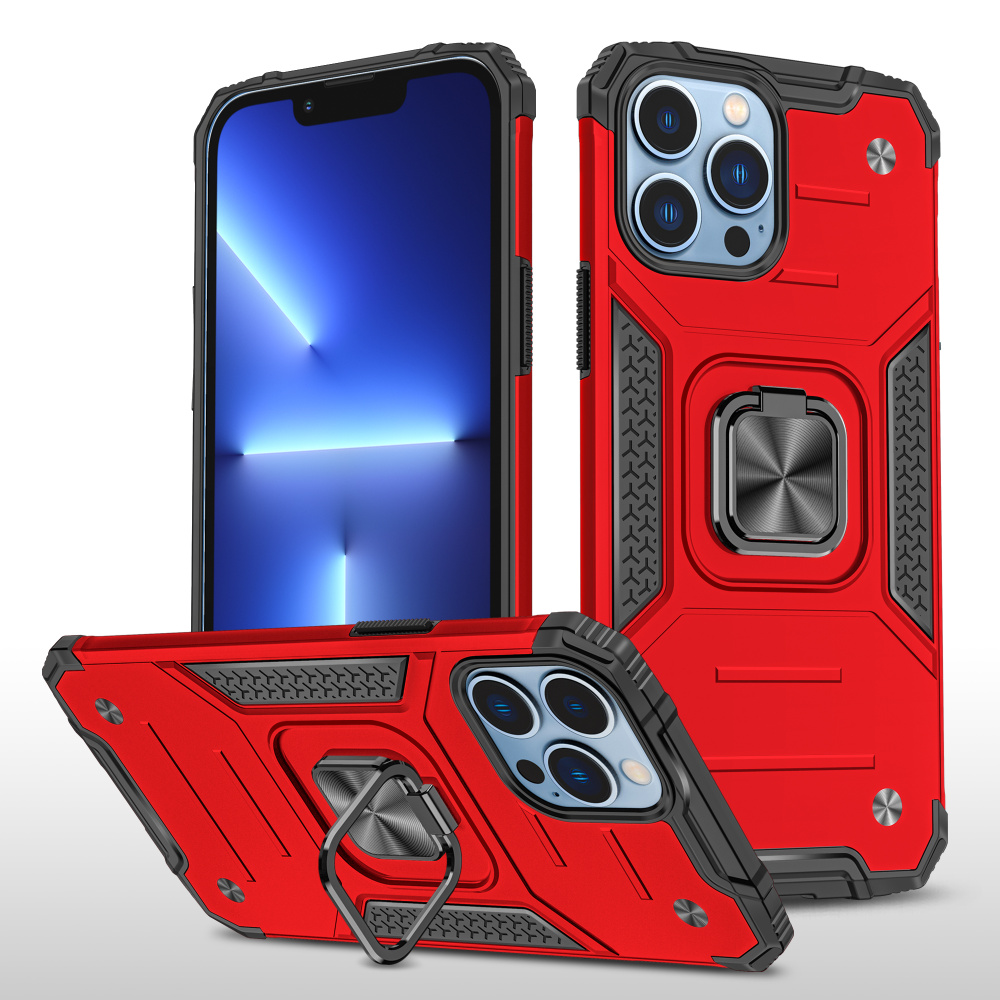 Чехол противоударный armor для Apple iPhone 14 Pro Max / Айфон 14 Про Макс (Красный)  #1