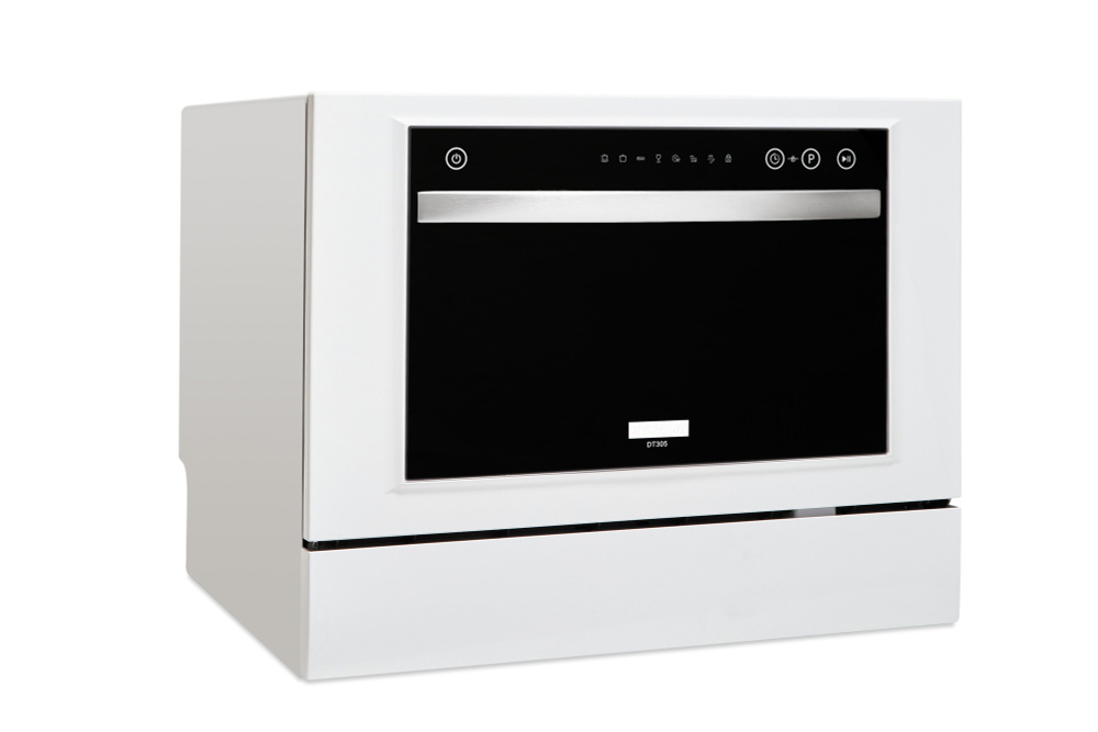 Посудомоечная машина Hyundai DT305,белый, компактная , 49 дБ, 6 комплектов, 6 программ, 1 корзина, отсрочка #1