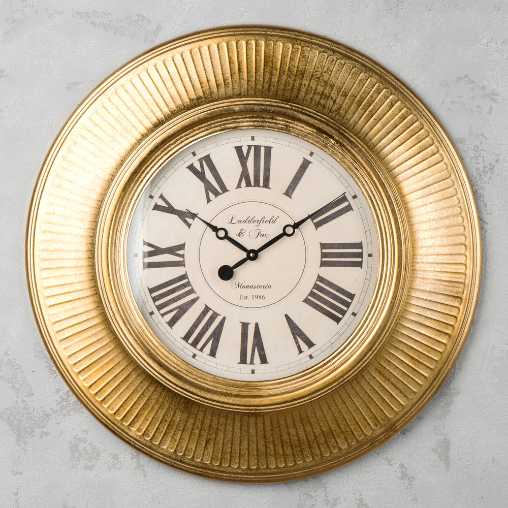 Настенные часы Wall Clock Antique Gold #1