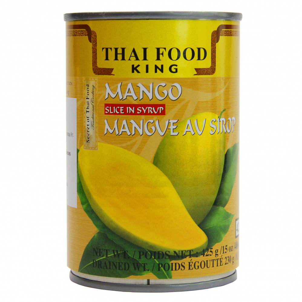 Манго ломтиками (консервированный) в сиропе "Thai Food King" (Тай Фуд Кинг), 425 г  #1
