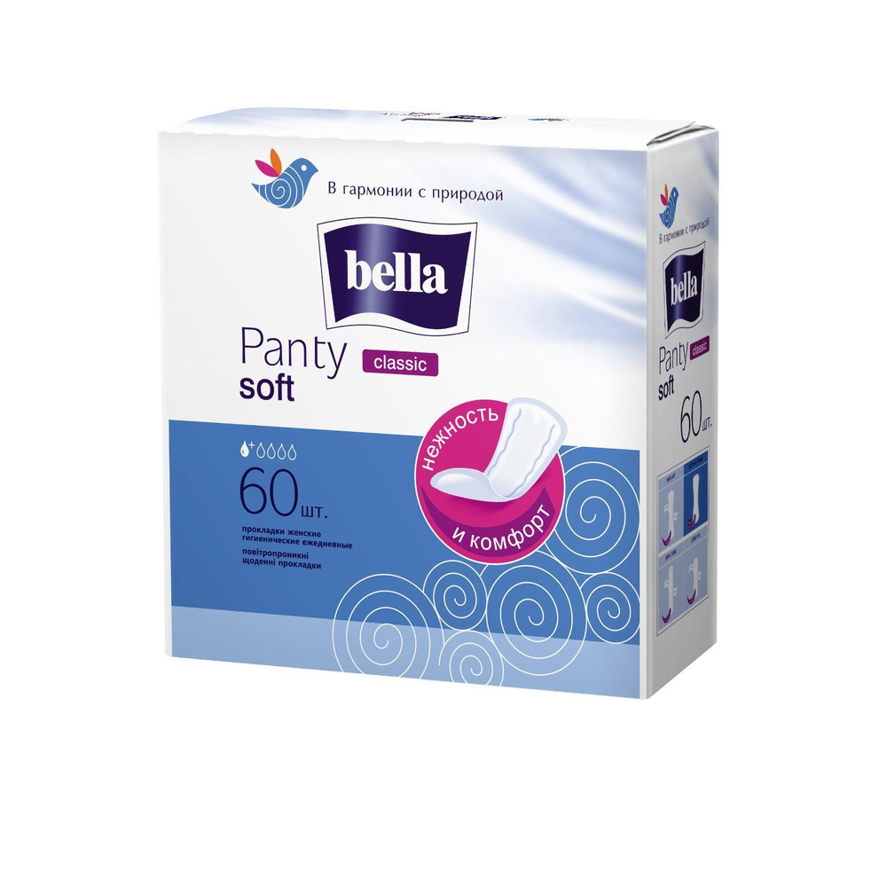 Ежедневные прокладки Bella Panty Soft Classic, 60 шт #1