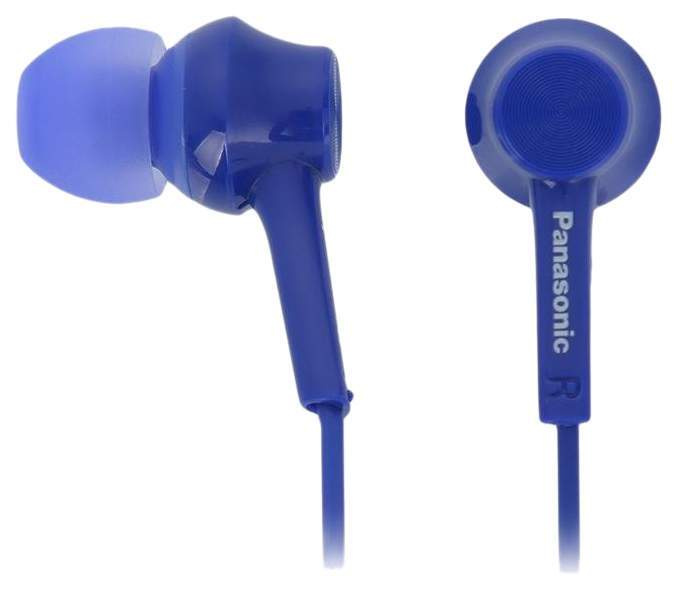 Panasonic Наушники проводные с микрофоном, 3.5 мм, синий #1