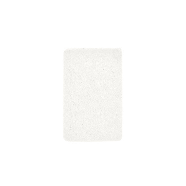 Накладки / наклейки / подпятники войлочные самоклеящиеся под мебель (240х120 мм), белый  #1