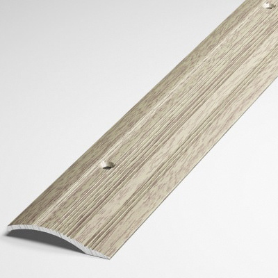 Порог напольный разноуровневый 40x10 мм, длина 1,35 м, профиль-порожек алюминиевый Лука ПР 02, декор #1