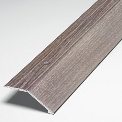 Порог напольный разноуровневый 45x15 мм, длина 0,9 м, профиль-порожек алюминиевый Лука ПР 04, декор дуб #1