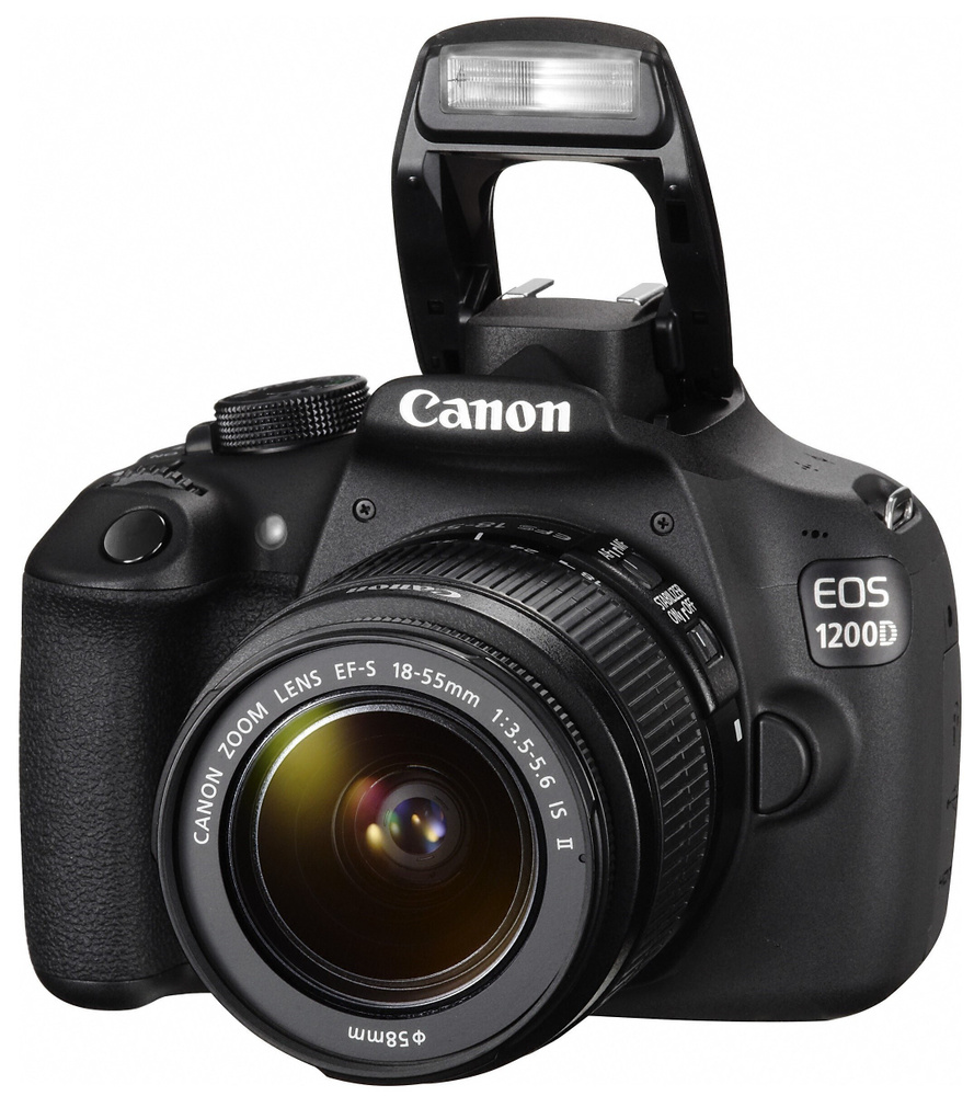 Canon EOS 1200D Kit 18-55 IS, Black цифровая зеркальная фотокамера #1