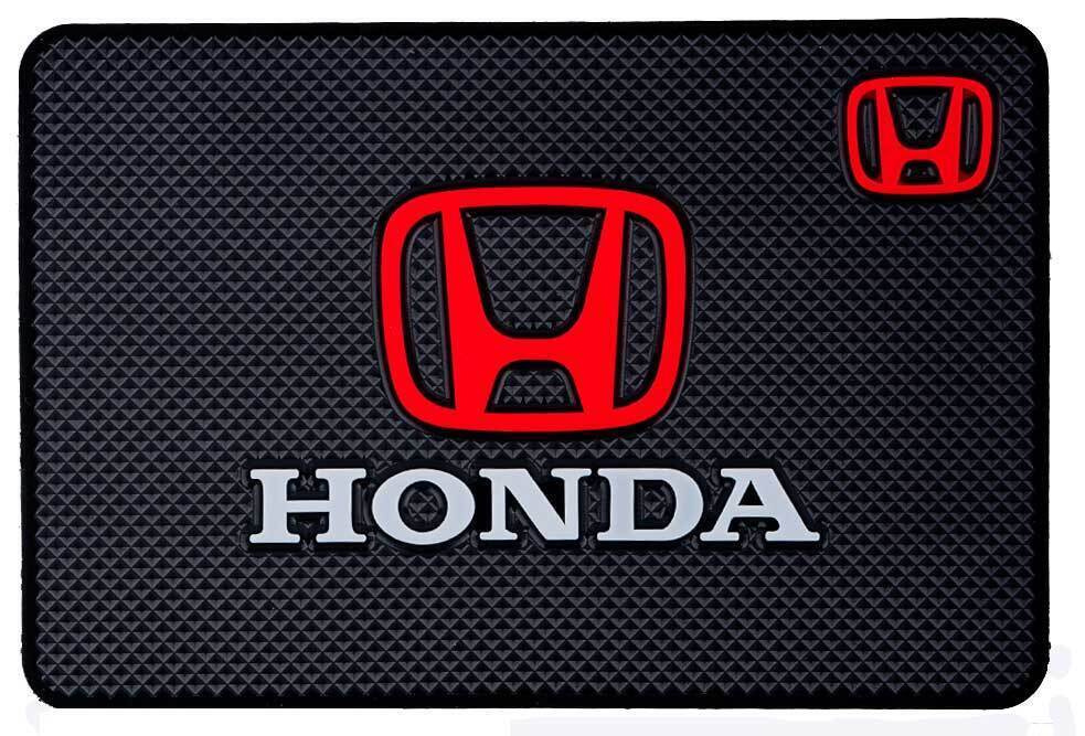 Коврик на приборную панель c логотипом Honda Хонда #1