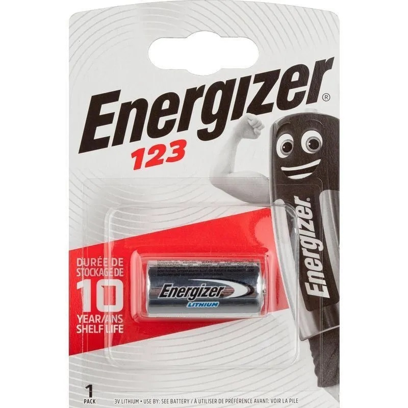 Батарейка Energizer CR123 Lithium 3V, 1 шт #1