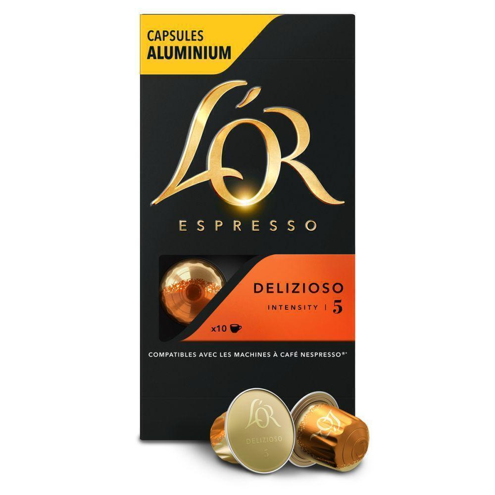 Кофе в капсулах L'OR Espresso Delizioso для системы Nespresso, 10 порций  #1