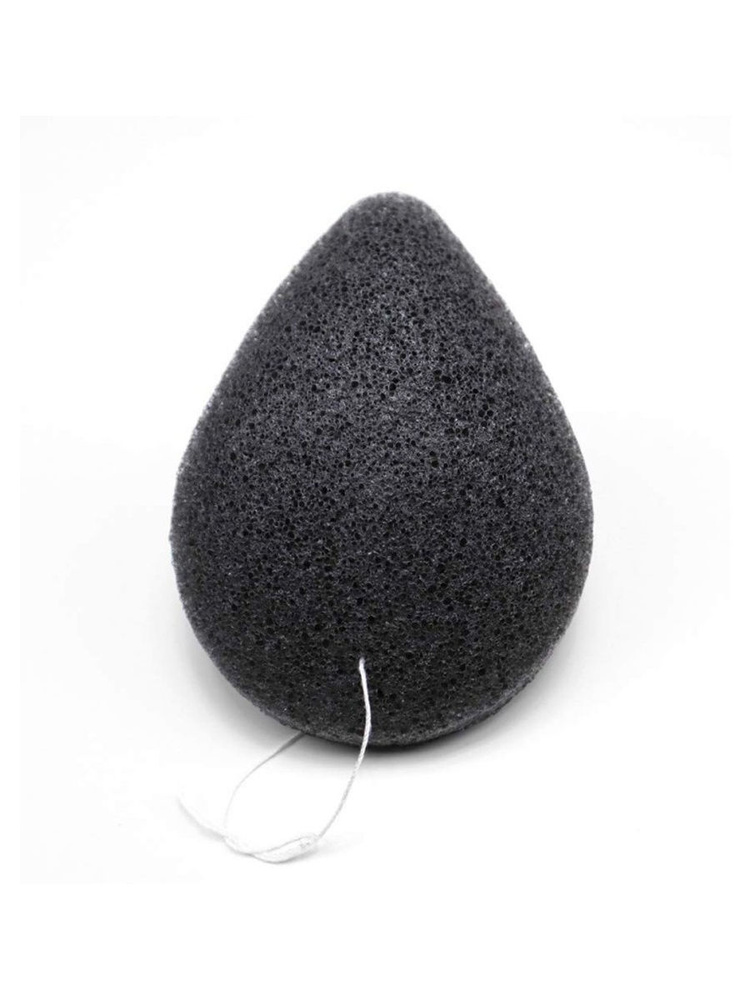 PURITO Спонж косметический Bamboo Charcoal Konjac Sponge 20гр #1