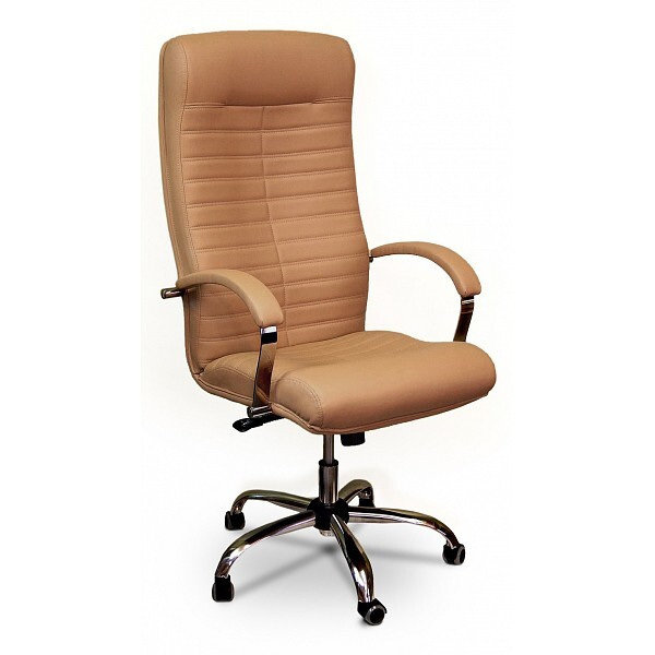 Креслов Игровое компьютерное кресло, Экокожа, коричневая,светлая  #1