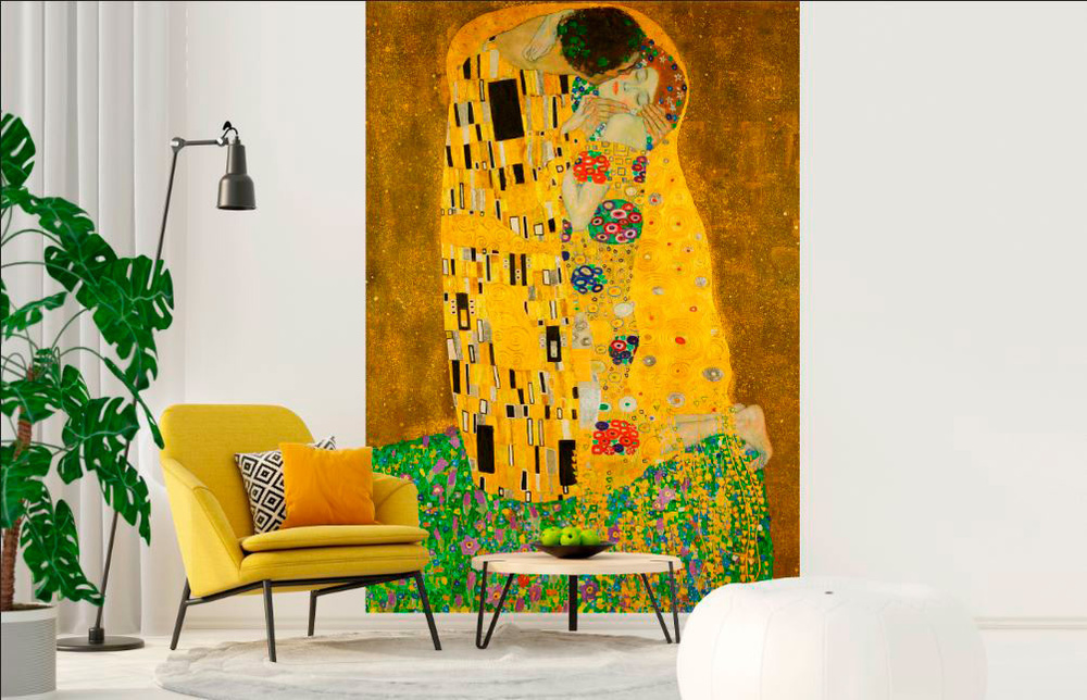 Фотообои 3d на стену флизелиновые HARMONY Густав Климт Поцелуй Gustav Klimt The Kiss 200х270 см HD2-116 #1