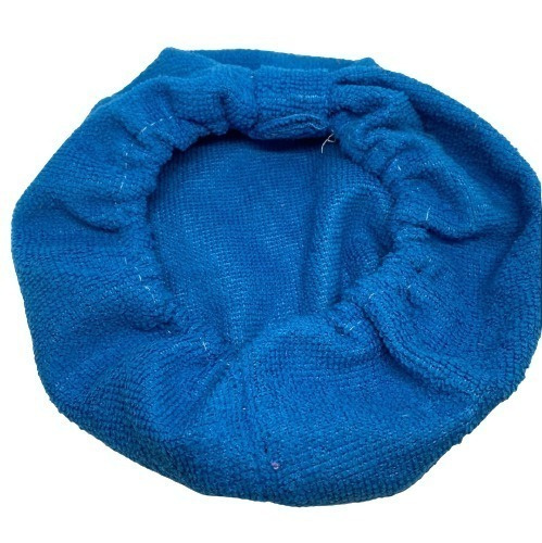 Полотенце для волос, Микрофибра, 25x25 см, синий #1