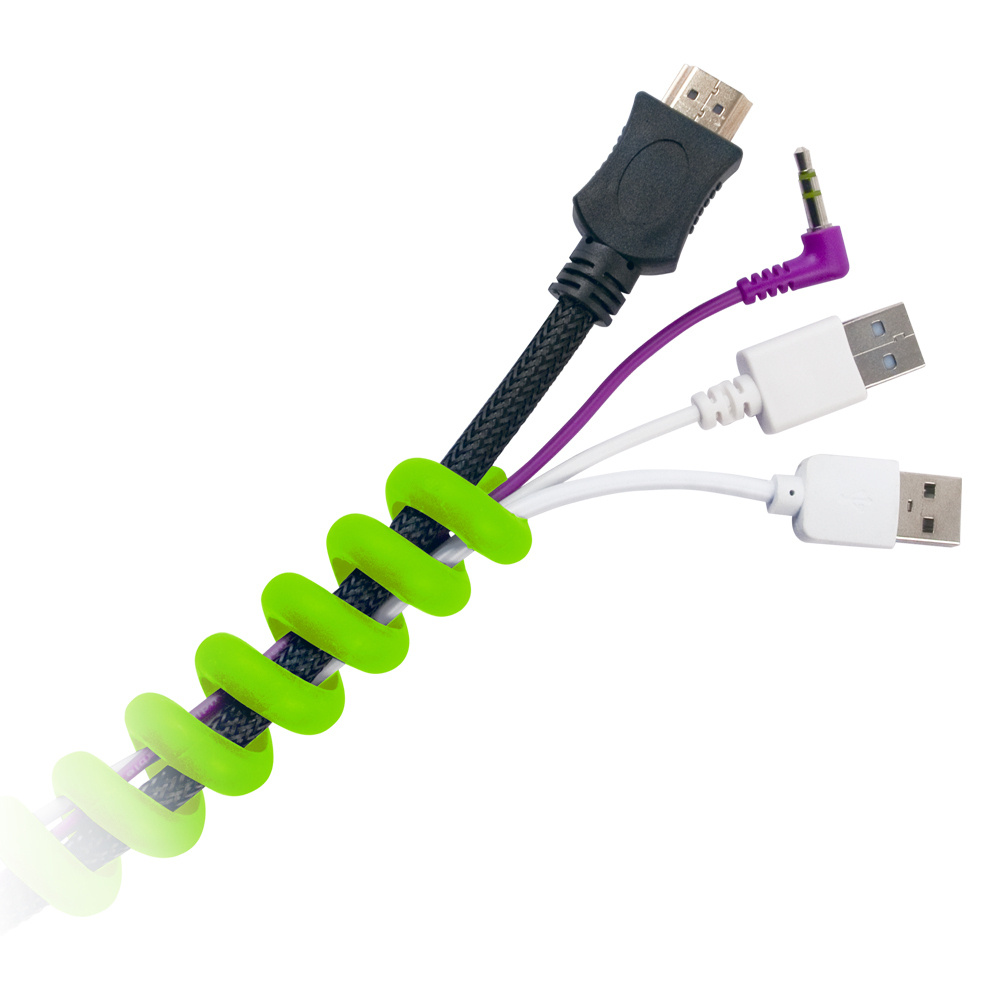 Стяжка для кабелей Belsis, Размер M, 2 штуки в комплекте, цвет зелёный, CM1202G  #1