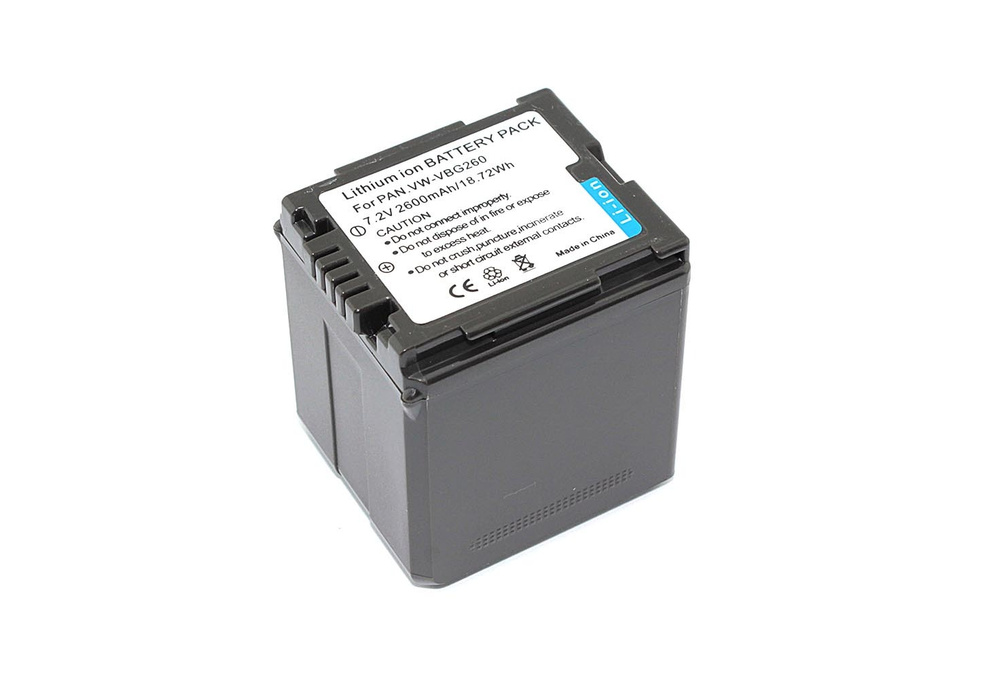 Аккумуляторная батарея для видеокамеры Panasonic AG-AC (VW-VBG260) 7.2V 2600mAh  #1