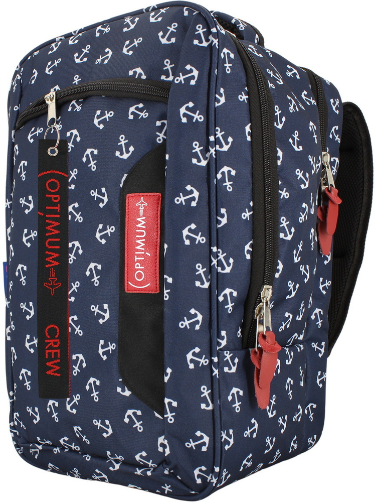 Рюкзак сумка чемодан для Райанэйр ручная кладь 40 20 25 см 20 литров Optimum Ryanair BL, якоря  #1