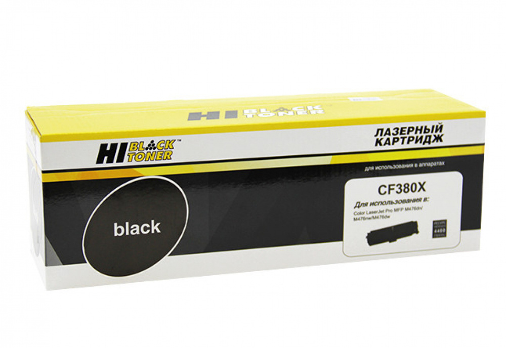 Картридж Hi-Black (HB-CF380X) для HP CLJ Pro MFP M476dn/dw/nw, №312X, Bk, 4,4K #1