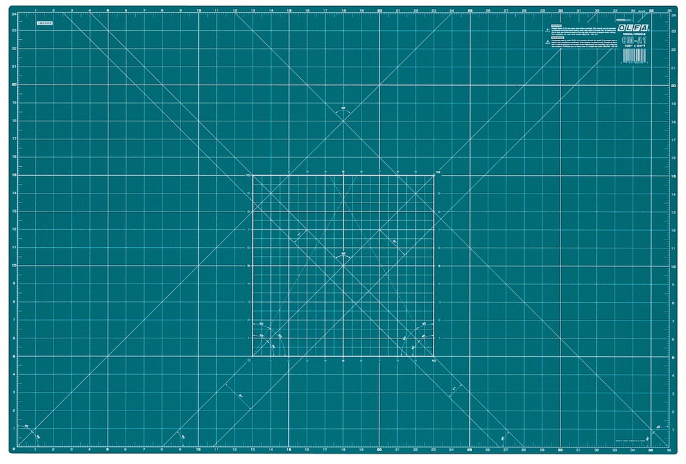 Коврик непрорезаемый формат А1, 920 x 610 мм, толщина 2мм OLFA #1