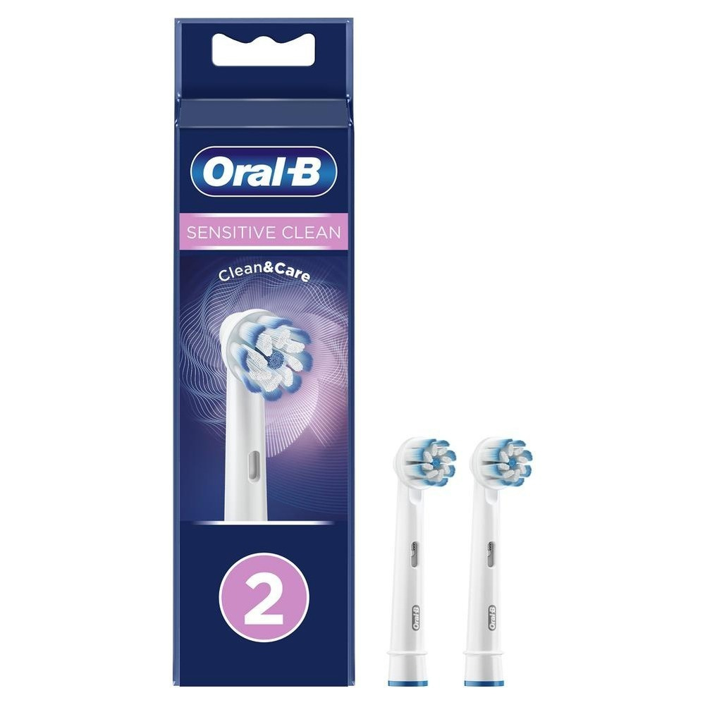 Насадки для зубных щеток ORAL B Oral-B Sensitive Clean EB60, 2 шт #1