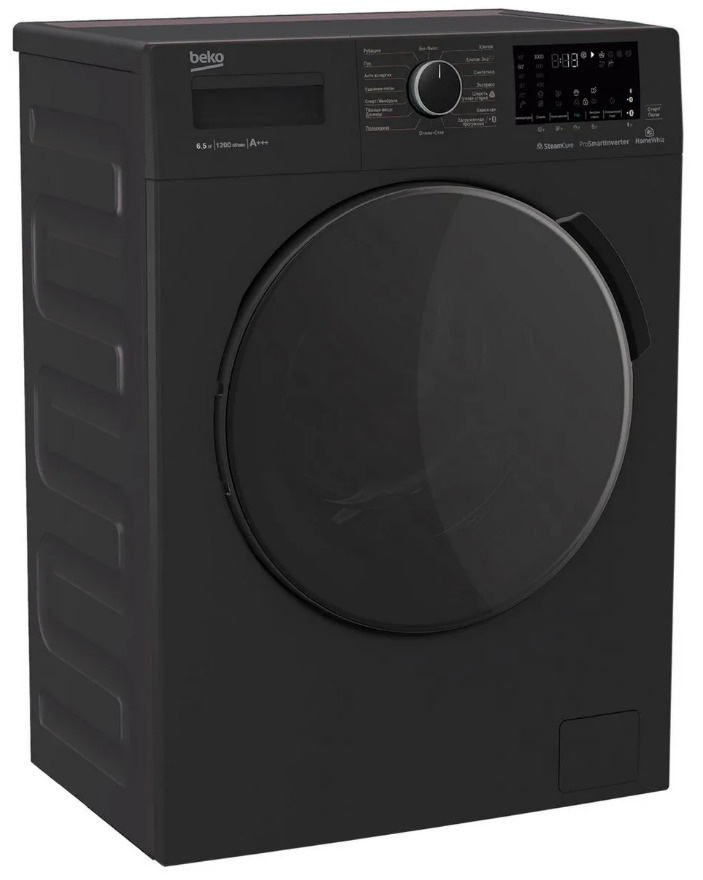 Стиральная машина Beko WSPE6H616A, черный #1