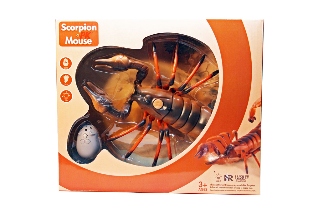 Скорпион дышит ПАРОМ на радиоуправлении, пульт в виде мышки  #1