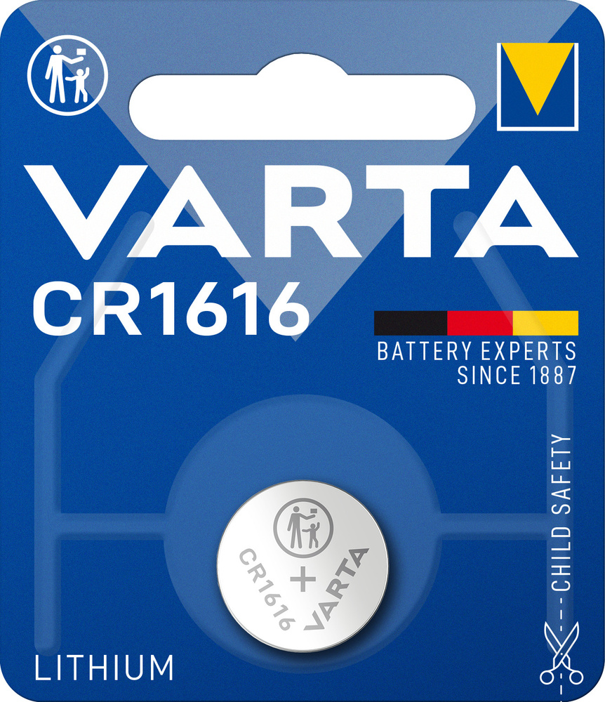 Varta Батарейка CR1616, Литиевый тип, 3 В, 1 шт #1