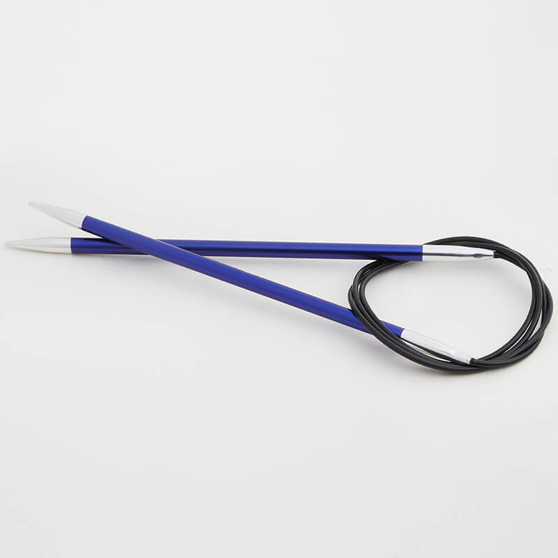 Спицы для вязания круговые Zing KnitPro 4,5 мм 60 см, иолит (47100) #1