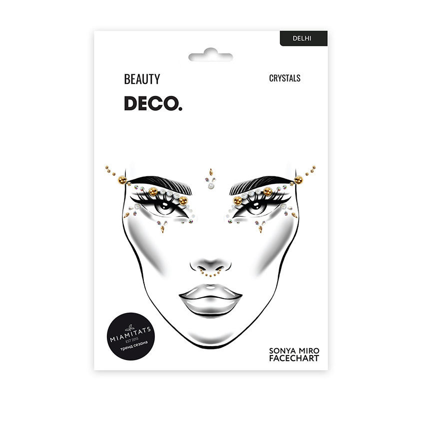 Кристаллы для лица и тела DECO. FACE CRYSTALS by Miami tattoos (Delhi) #1