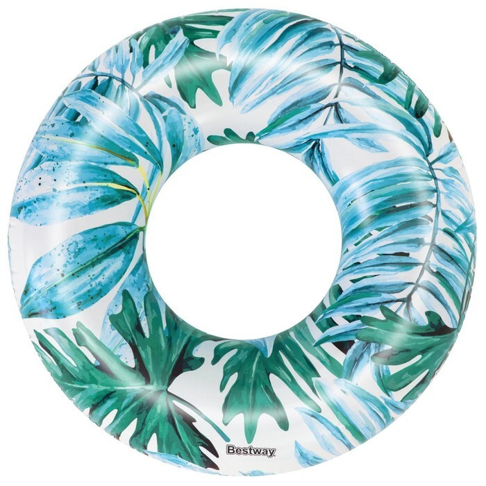 Круг для плавания Тропики, 119 см, цвета микс 36237 #1