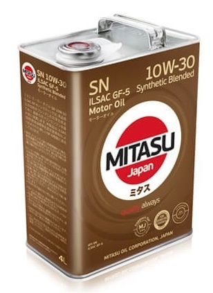 MITASU Motor Oil 10W-30 Масло моторное, Полусинтетическое, 4 л #1