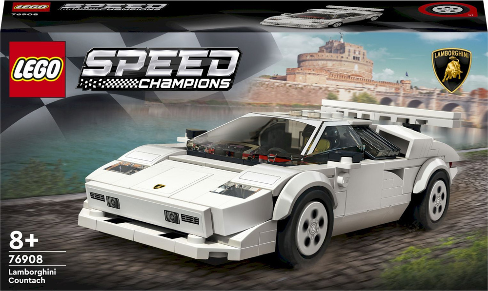 Конструктор LEGO Speed Champions Lamborghini Countach, 262 детали, возраст от 8+, 76908  #1