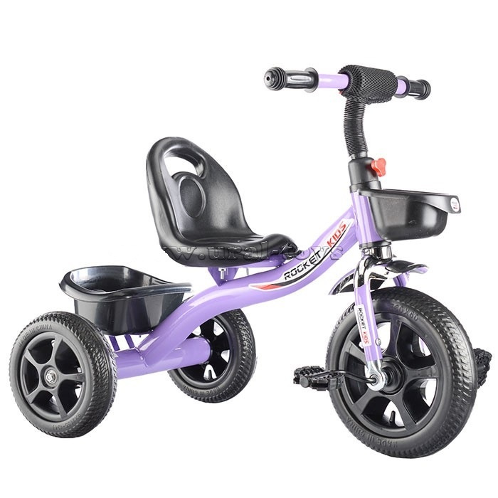 Велосипед трехколесный детский, фиолетовый, 116-3 #1