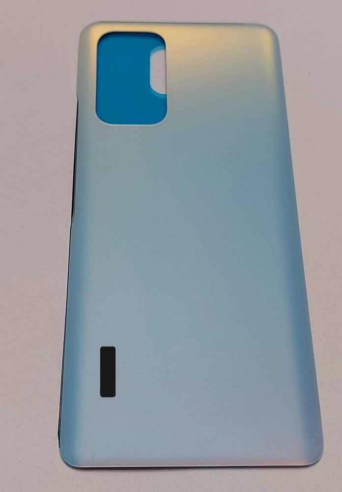 Задняя крышка для Xiaomi Redmi Note 10 Pro синяя ("Голубой лёд") #1