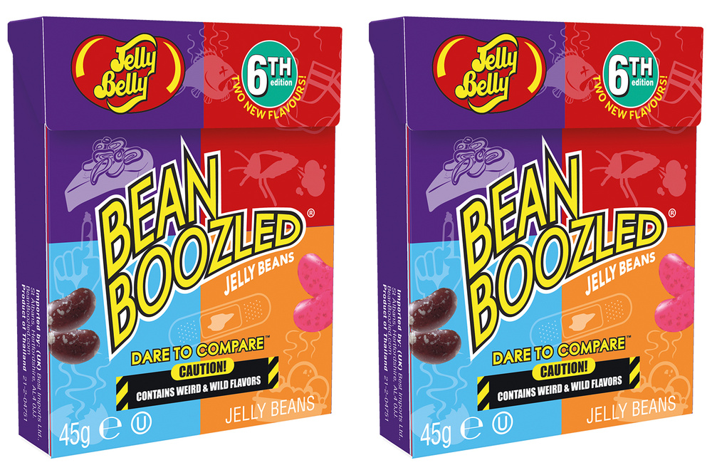 Драже жевательное Jelly Belly ассорти Bean Boozled 6 версия 2 штуки по 45гр  #1