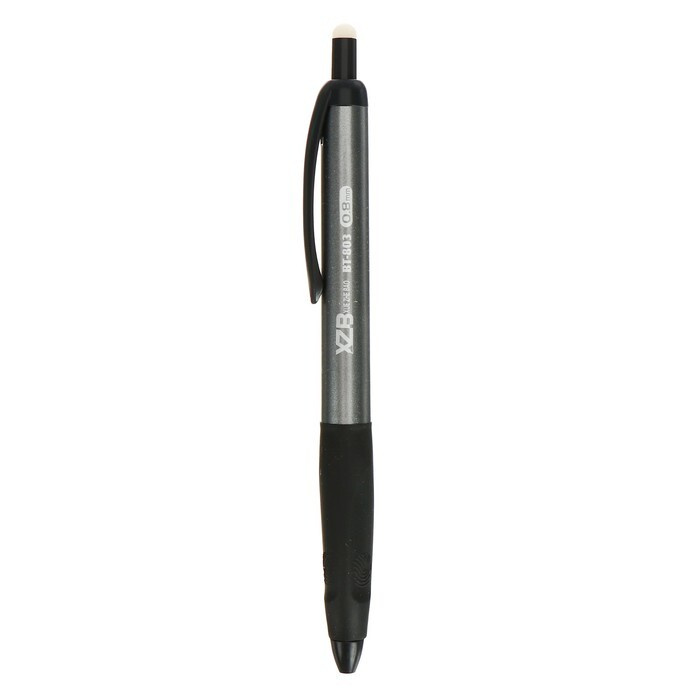 Ручка шариковая со стираемыми чернилами, линия 0.8 мм, стержень синий с резиновым держателем, 1 штука #1